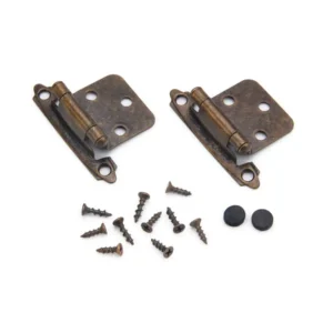 3 Knuckle Spring Hinge Antique -2 Pieces