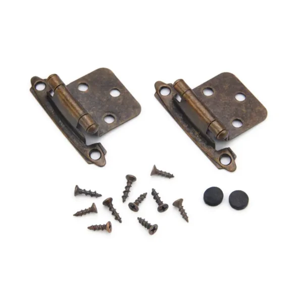 3 Knuckle Spring Hinge Antique -2 Pieces