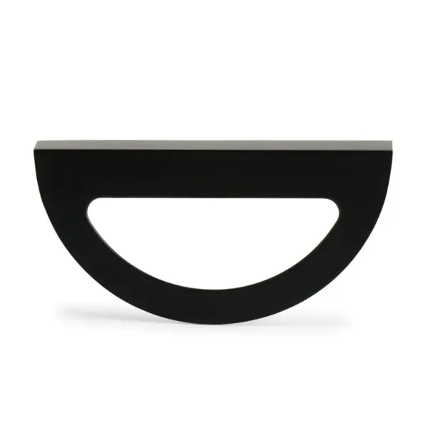 Half Moon Handle-Hollow Black